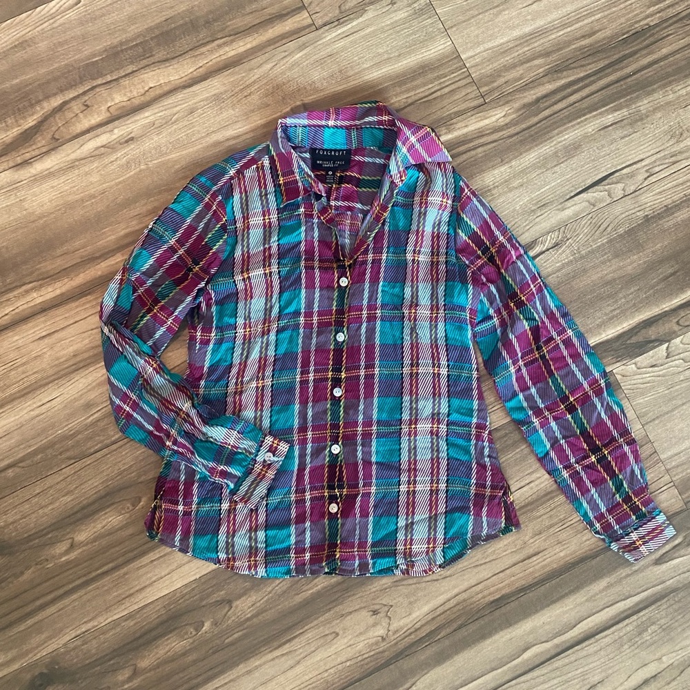 FOXCROFT Plaid Shirt